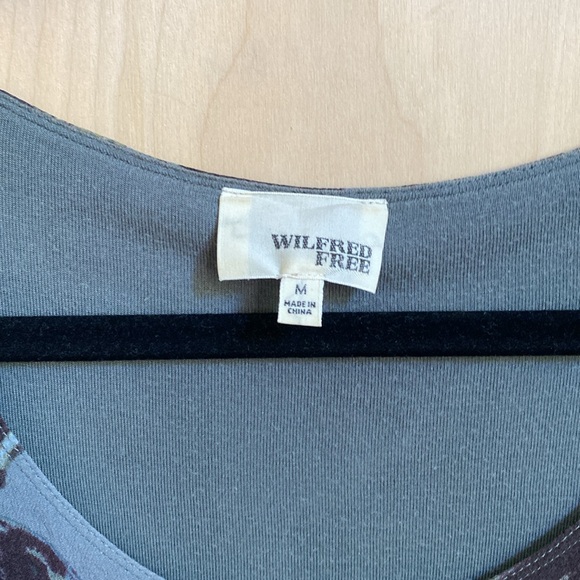 Aritzia | Wilfred Free Brand Green Floral Shift Dress M - Picture 4 of 7